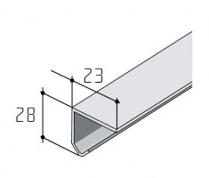 S-S20/30 profil szimpla acél 3m