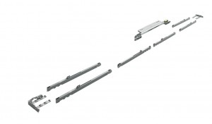 HETTICH 9276643 TopLine XL new csillapító készlet 3 szárny 30-80 kg kétoldalas