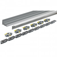 K-HETTICH TopLine XL új vezetőprofil-készlet 5300 mm + markolatok