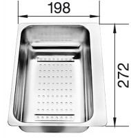 BLANCO 217796 Tartozék tál nemesacél Metra 6 S