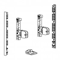 HETTICH 9257612  AvanTech You front  fejléc belső fiók oldala+fejléc 139 ezüst