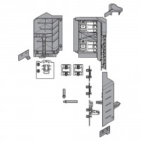 BLUM Z33C00E0A Space Corner Antaro syncromotion fehér