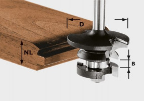 FESTOOL 491130 Kontraprofilmaró, csapos HW S8 D43/21 A/KL