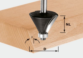 FESTOOL 491132 Élletörés-maró HW S8 D25,7/25,7/15°