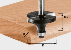 FESTOOL 491009 lekerekítő maró HW S8 D16,7/R2 KL