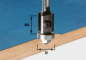 FESTOOL 491082 Élszintbemaró váltólapkák HW S8 D19/20WM Z2