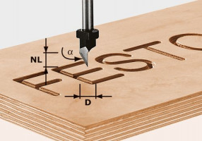 FESTOOL 491003 Írómaró HW S8 D11/60°