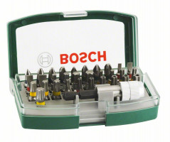 BOSCH 2607017063 32 darabos csavarhúzó bit készlet színkódolással