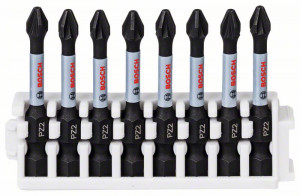 BOSCH 2608522331 Sada bitů Impact Control Power Bit, 8 kusů, 8×PZ2