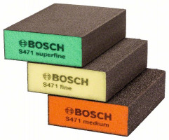 BOSCH 2608901175 3dílná sada brusných hub Best for Flat & Edge 69 × 97 × 26 mm