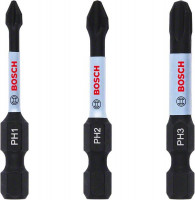 BOSCH 2608522491 Šroubovací bity Impact Control PH Power Bit, 3 ks