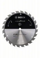 BOSCH 2608837679 Pilový kotouč Standard for Wood pro AKU pily 165×1,5×10mm, 24