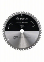 BOSCH 2608837683 Pilový kotouč Standard for Wood pro AKU p. 165×1,5×15,875mm, 48