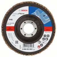 BOSCH 2608603652 Lamelový brusný kotouč X431, Standard for Metal 115 mm, P40