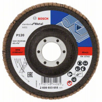 BOSCH 2608603655 Lamelový brusný kotouč X431, Standard for Metal 115 mm, P120