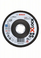 BOSCH 2608619204 Lamelový kotouč Best for Metal X571, lomený, pr. 125 mm, P120