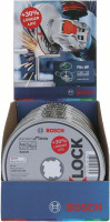 BOSCH 2608619266 X-LOCK řezné kotouče Standard for Inox, 115 × 1 mm, 10 kusů