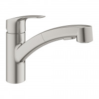 GROHE 30305DC1 csaptelep Eurosmart kihúzható dupla zuhanyzó supersteel