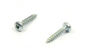 Csavar 2,5x10mm félgömb alakú fej PZ cink fehér