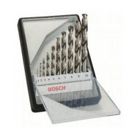 BOSCH 2607010535 Sada vrtáků do kovu HSS-G, Robust Line, 135° 1–10 mm, 10dílná