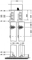 SISCO 225-227 vasalat 45kg