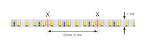 StrongLumio LED szalag, CRI90, 24V, 14,4W/m, 120LED/m, semleges fehér