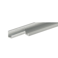 HETTICH 9206284 acél ajtó U-profil ajtóvastagság 18 mm, 2500 mm