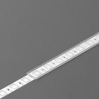 StrongLumio takaróprofil Slim/Smart LED profilhoz pattintós/befűzős átlátszó 2m