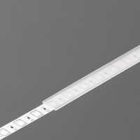 StrongLumio takaróprofil Slim/Smart LED profilhoz pattintós/befűzős átlátszó 1m