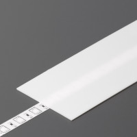 StrongLumio takaróprofil  Wide 24 LED profilhoz tejfehér 1m