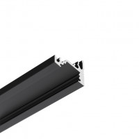 StrongLumio LED profil Corner 10 fekete alu 3000mm