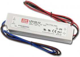 Tápegység MEAN WELL LPV-60-12, 12V, 60W, IP67