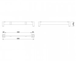 MILADESIGN lábazat alacsony Mobilar M6307-K fehér