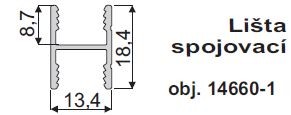 IC-összekötő H profil 10mm 5m pezsgő