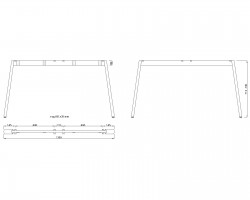 MILADESIGN lábazat Mobilar M6314E–S fehér