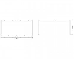 MILADESIGN lábazat Mobilar M6316 fekete