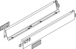 BLUM 378N5502SA oldalfal Antaro 550 szürke J+B