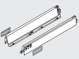 BLUM 378N4502SA oldalfal Antaro 450 szürke J+B