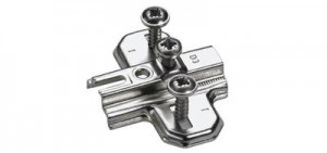 HETTICH 1079212 szabadalmazott szerelő talp "Hettich Direkt", D=5.0 mm