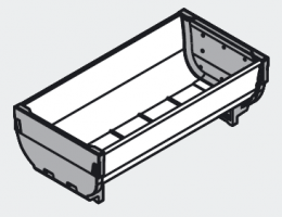 BL ZSI.020SI Tál 88x176mm nemesa.