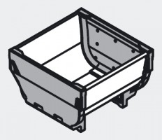 BL ZSI.010SI Tál 88x88mm nemesa.