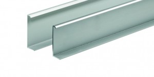 HETTICH 9146624 Korpusz profil elülső ajtóra, 2500 mm